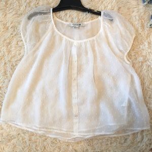 Forever 21 white button up Size small women’s
